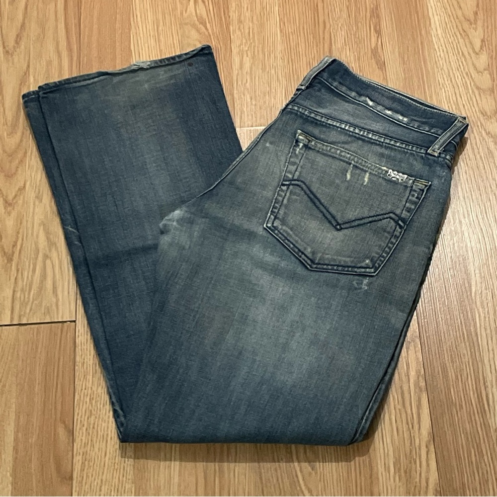 Made In Italy Energie Jeans Men Straight Morris Fit 33 (33x30) Western Designer